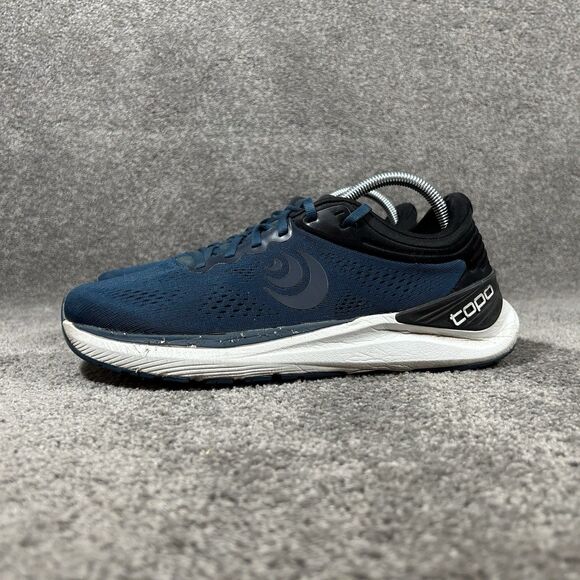 Topo Athletic Ultrafly 4 Mens Size 8.5 Navy Blue Black Running Shoes Used main image 11